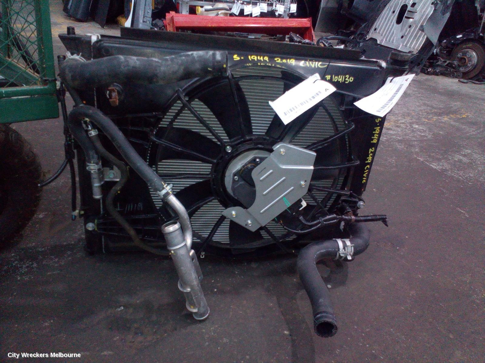 HONDA CIVIC FAN, RADIATOR FAN, 1.8, PETROL, 10TH GEN, 05/2016 ONWARDS - Image 2
