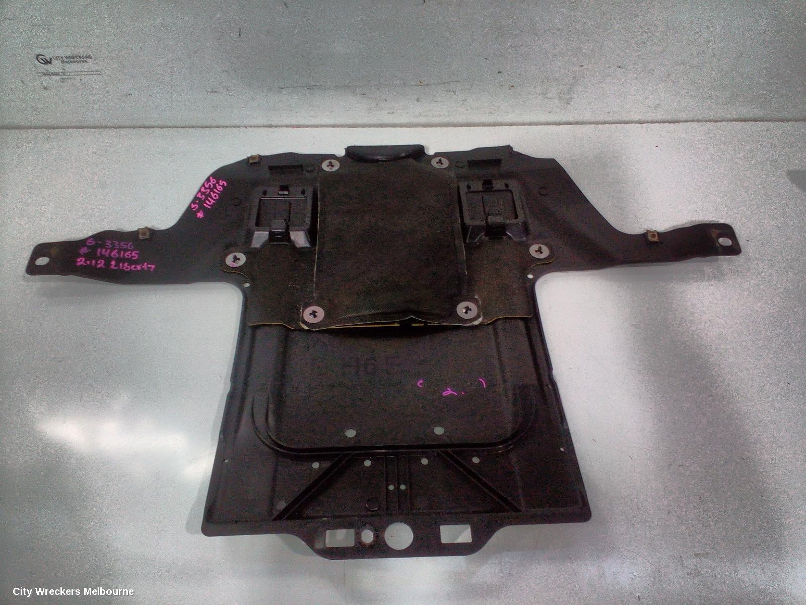 SUBARU LIBERTY, 5TH GEN 09/2009 - 11/2014, LOWER ENGINE SPLASH TRAY : 146165 - Image 2