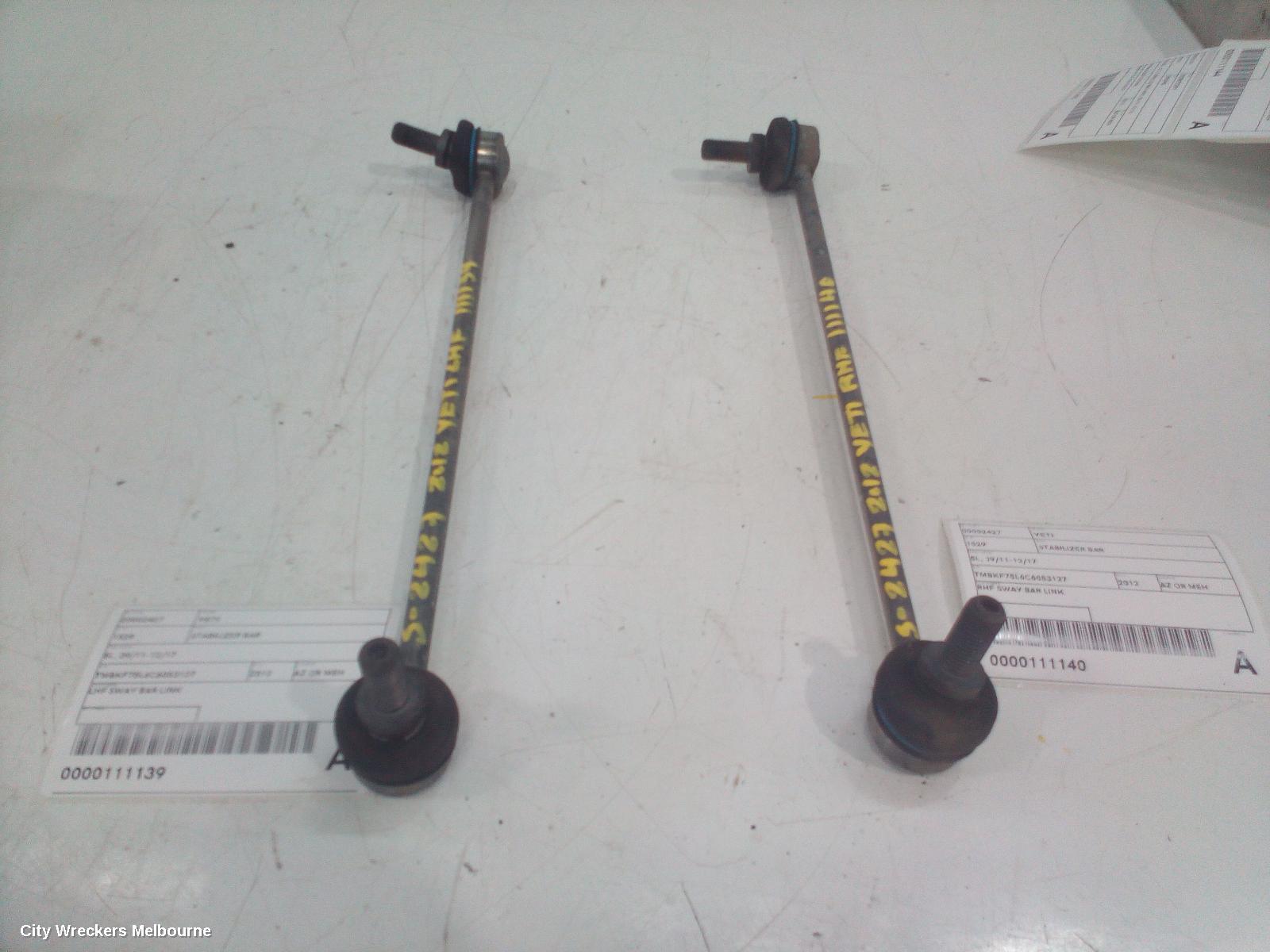 SKODA YETI STABILISER BAR, 5L, 07/2011 - 12/2017 - Image 3