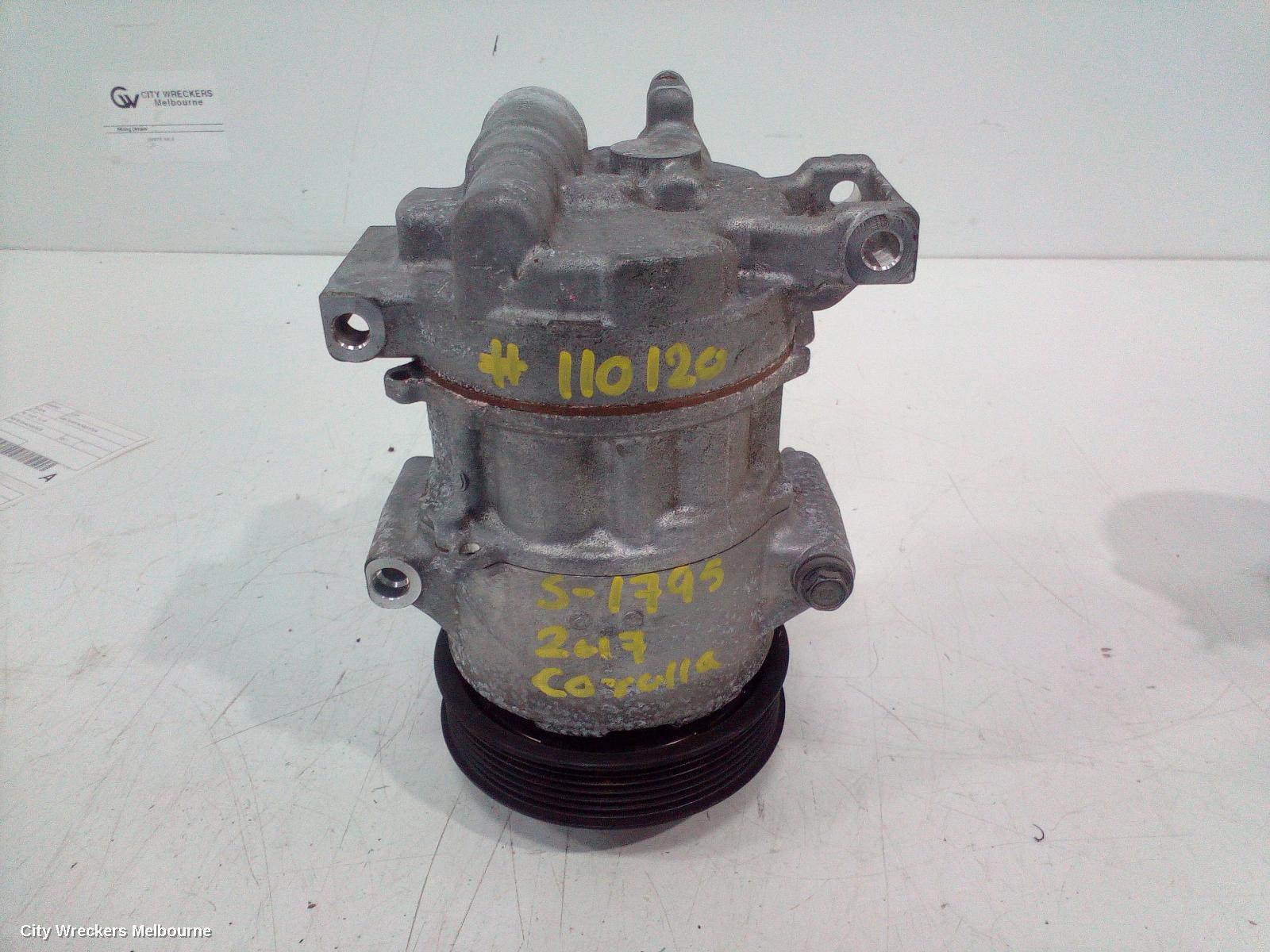TOYOTA COROLLA A/C COMPRESSOR, ZRE182R, 1.8, 2ZR-FE, PETROL, NON HYBRID, 10/2012 - 06/2018 - Image 2