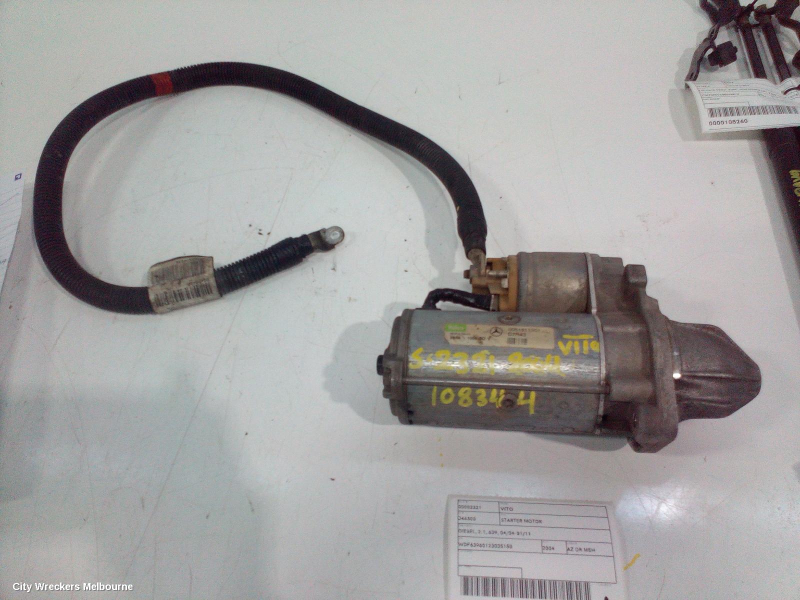 MERCEDES VITO STARTER, DIESEL, 2.1, 639, 04/2004 - 01/2011 - Image 2