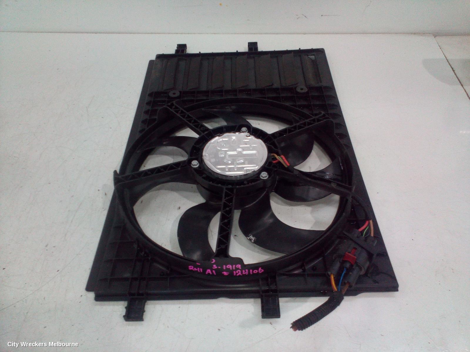 AUDI A1 FAN, DUAL FAN ASSY, 8X, 12/2010 - 10/2018 - Image 1