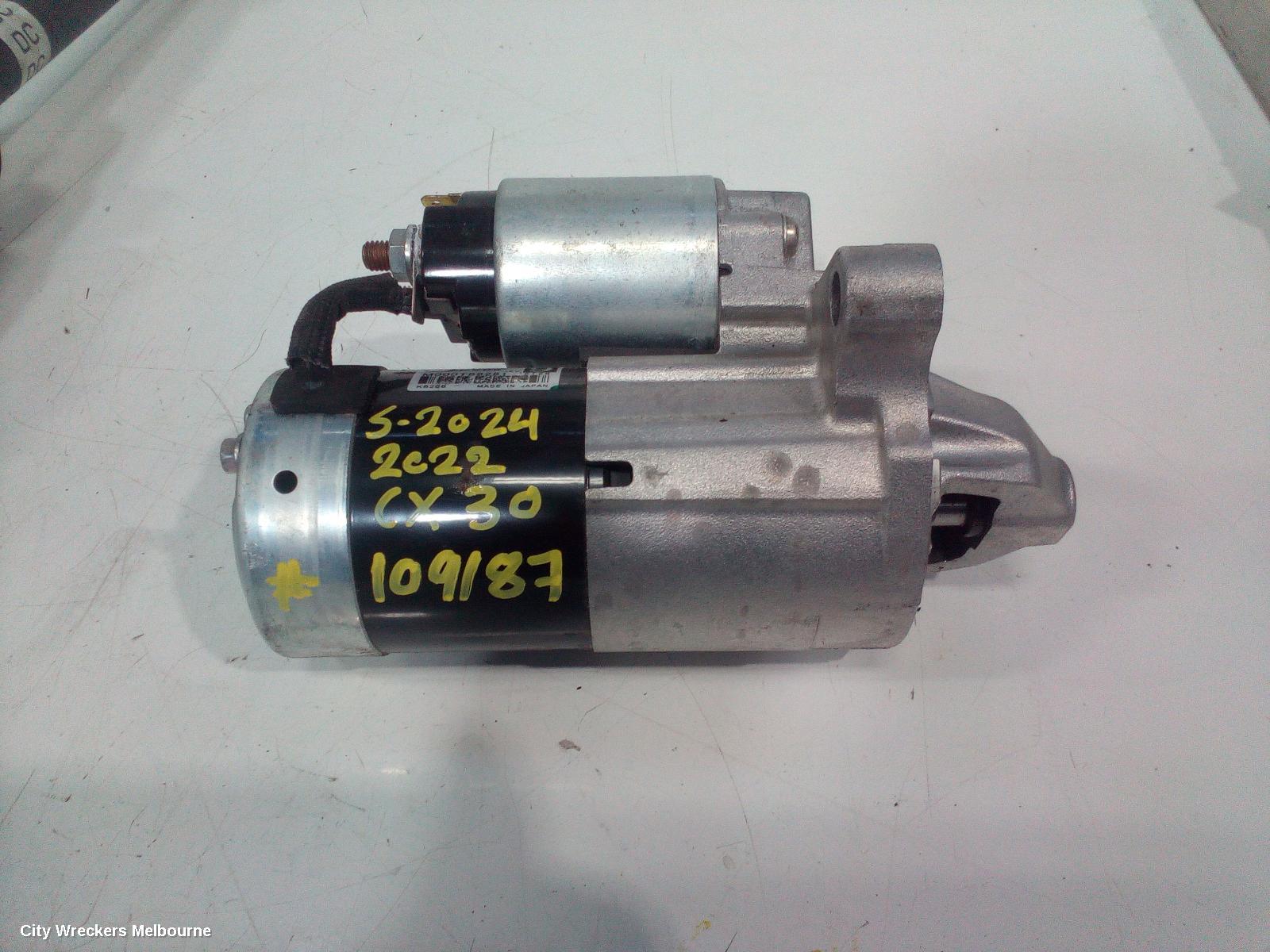 MAZDA CX30 STARTER, PETROL, 2.5, PY, DM, 10/2019 ONWARDS - Image 1