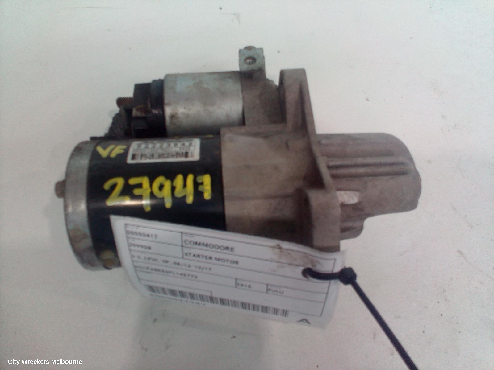 HOLDEN COMMODORE STARTER, 3.0, LFW, VF, 05/2013 - 12/2017 - Image 3