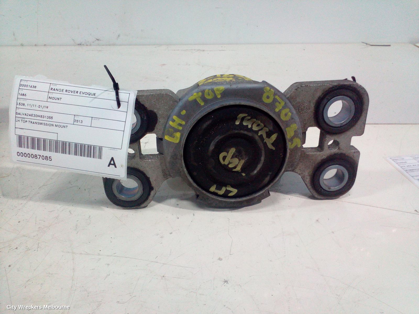 LAND ROVER RANGEROVER EVOQUE MOUNT, TRANSMISSION MOUNT, DIESEL, 2.2, TURBO, L538, 11/2011 - 08/2015 - Image 1
