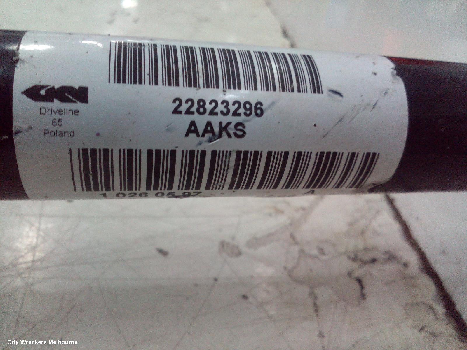 HOLDEN INSIGNIA LEFT DRIVESHAFT, GA, 02/2015 - 01/2017 - Image 2