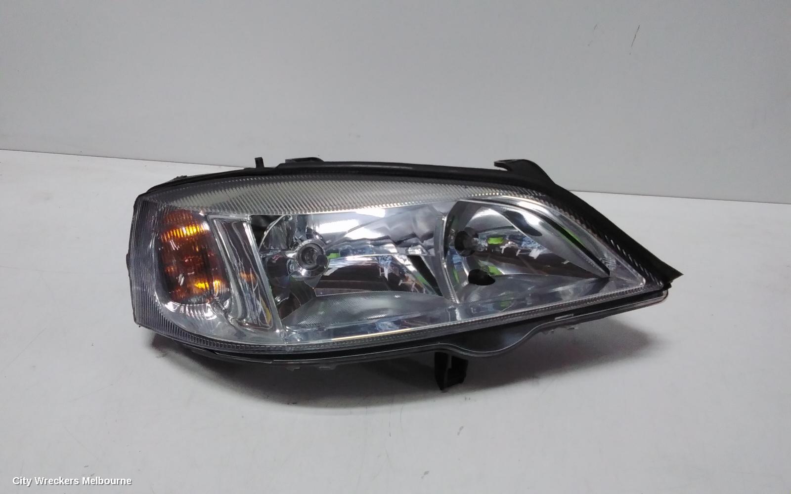 HOLDEN ASTRA RIGHT HEADLAMP, TS, CHROME, INSERT TYPE, 09/1998 - 10/2006 - Image 1