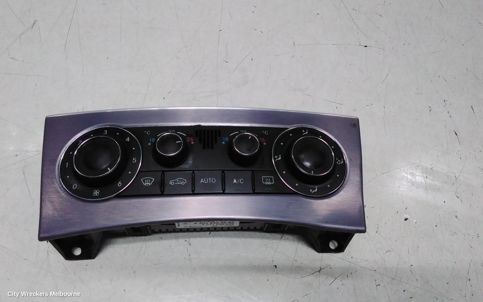 MERCEDES CLC CLASS HEATER/AC CONTROLS, CL203, NON DISPLAY SCREEN, 08/2008 - 03/2011 - Image 1