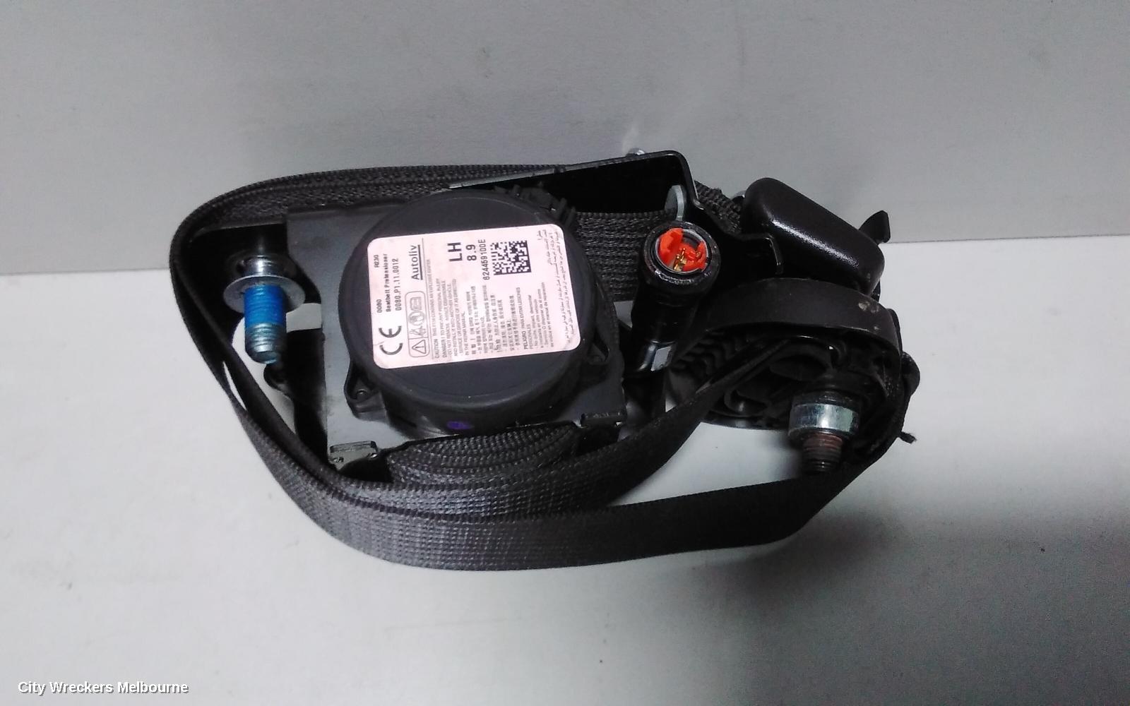 HOLDEN COLORADO SEATBELT/STALK, LH FRONT, SEAT BELT ONLY, DUAL CAB, RG, 01/2012 - 06/2016 - Image 2