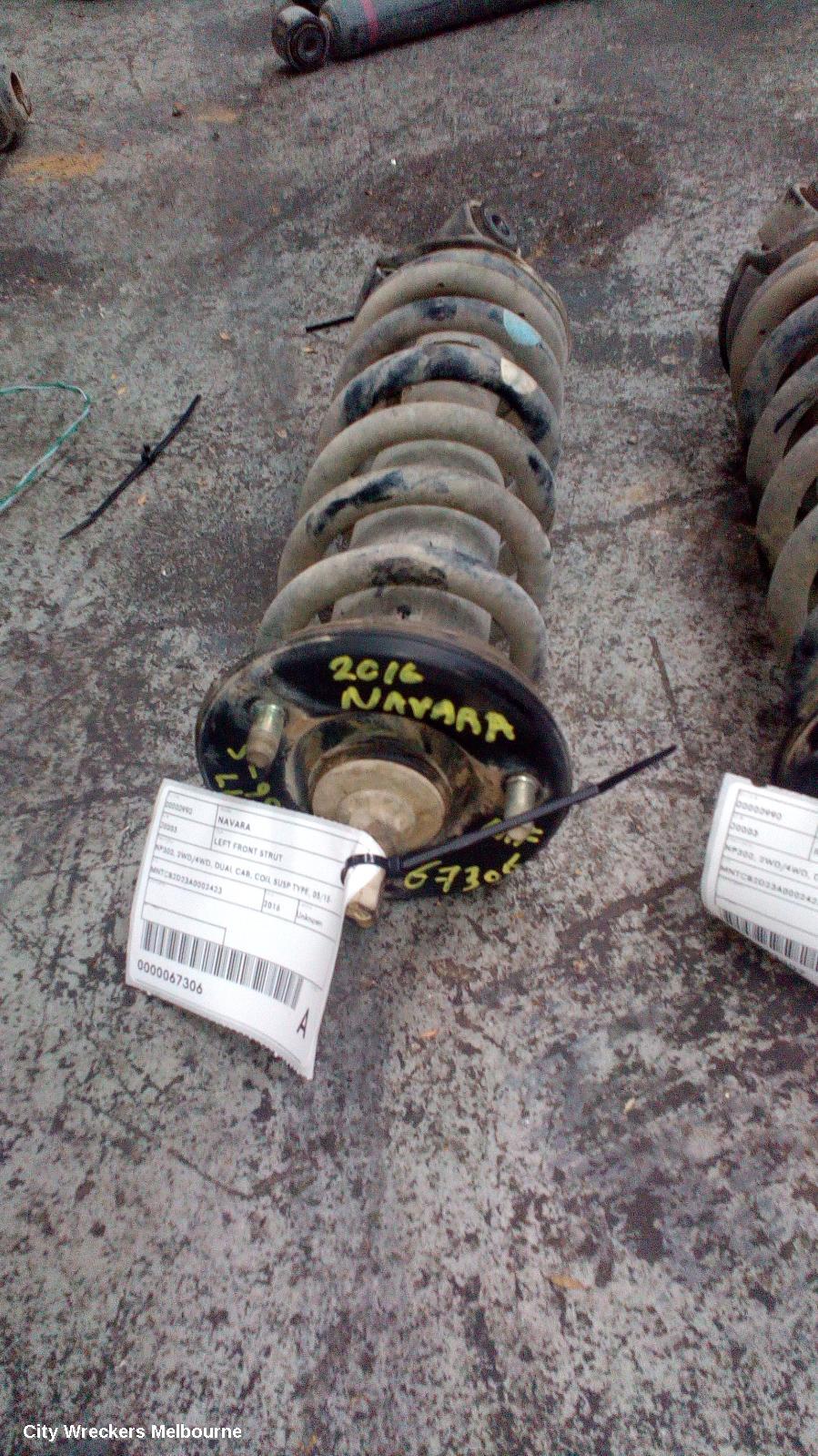 NISSAN NAVARA LEFT FRONT STRUT, NP300, 2WD/4WD, DUAL CAB, COIL SUSP TYPE, 05/2015 ONWARDS - Image 2