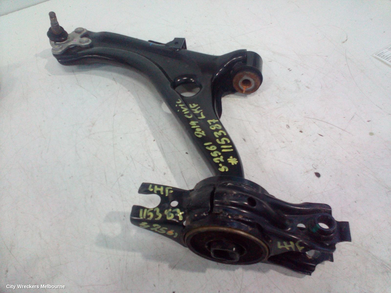 HONDA CIVIC LEFT FRONT LOWER CONTROL ARM, 10TH GEN, SEDAN/HATCH, VTI-L/RS/VTI-LX, 05/2016 - 08/2021 - Image 2