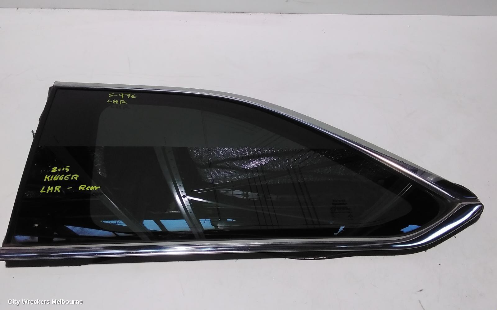 TOYOTA KLUGER LEFT REAR SIDE GLASS, GSU50/GSU55, 03/2014 - 02/2021 - Image 1