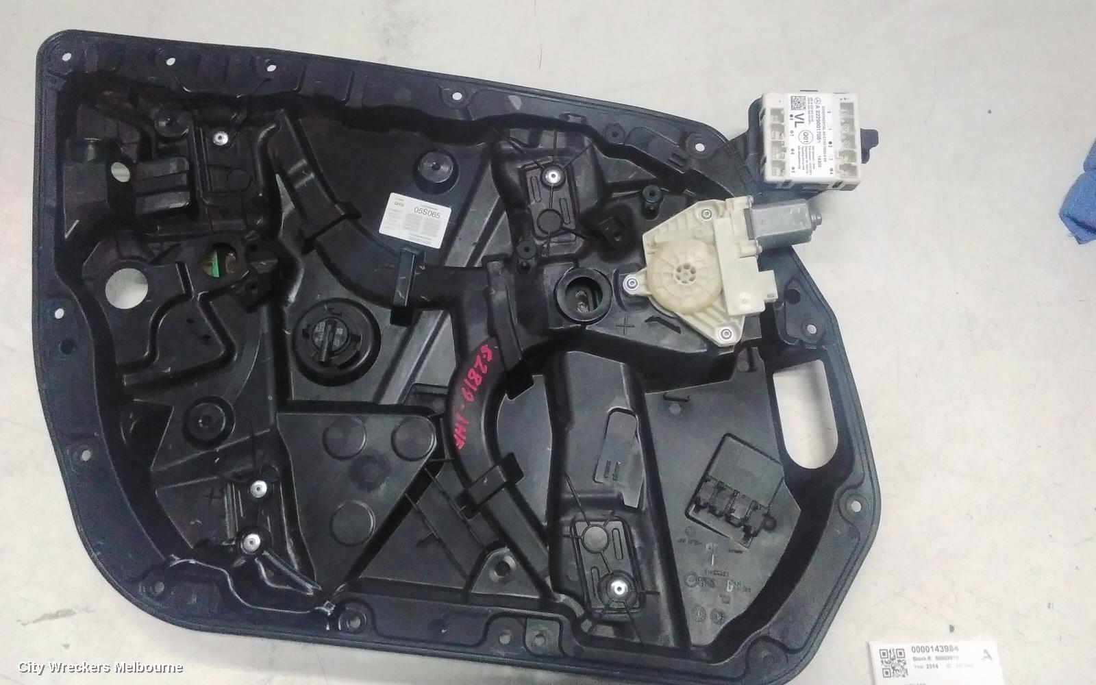 MERCEDES C CLASS LEFT FRONT WINDOW REG/MOTOR, DOOR REG ASSY (REG AND MOTOR), W205/S205, 06/2014 - 07/2023 - Image 1