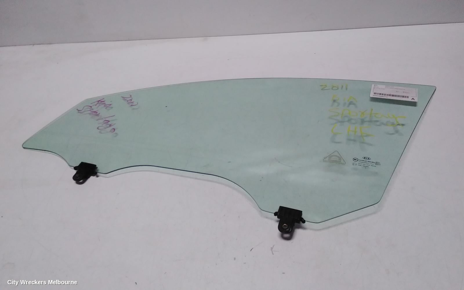 KIA SPORTAGE LEFT FRONT DOOR WINDOW, SL, 07/2010 - 10/2015 - Image 3