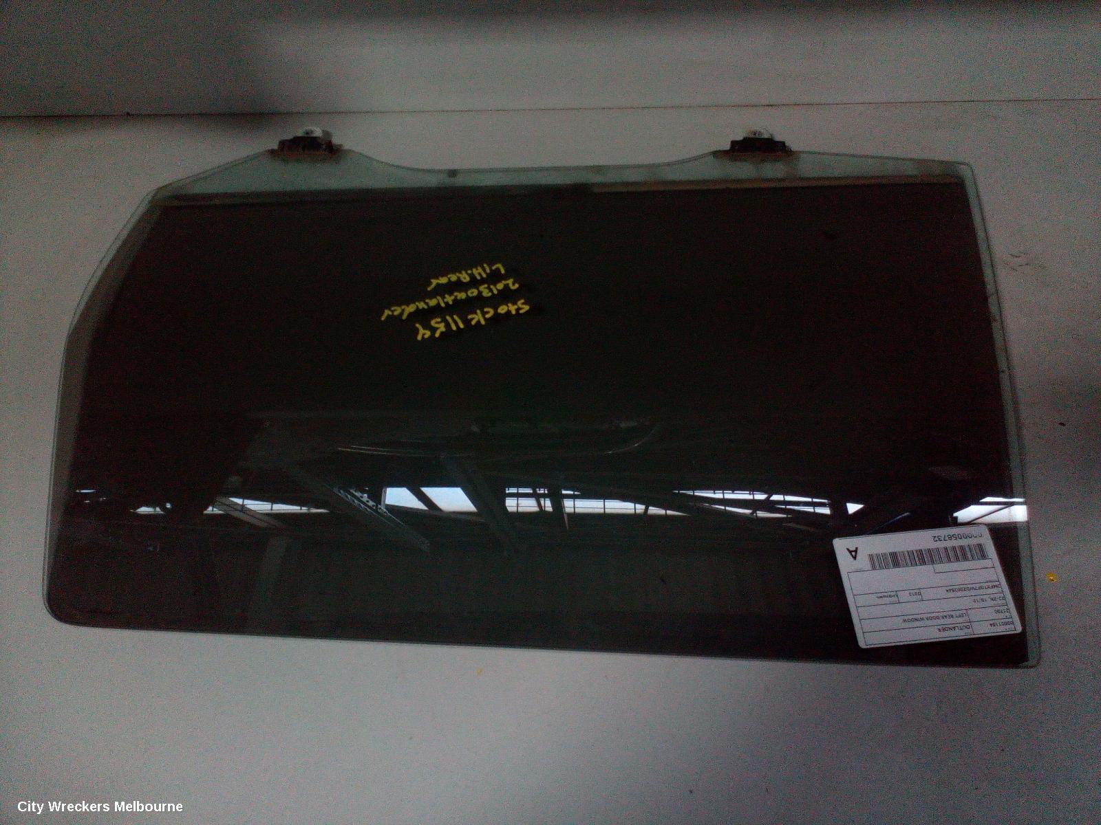 MITSUBISHI OUTLANDER LEFT REAR DOOR WINDOW, ZJ-ZK, 10/2012 ONWARDS - Image 1