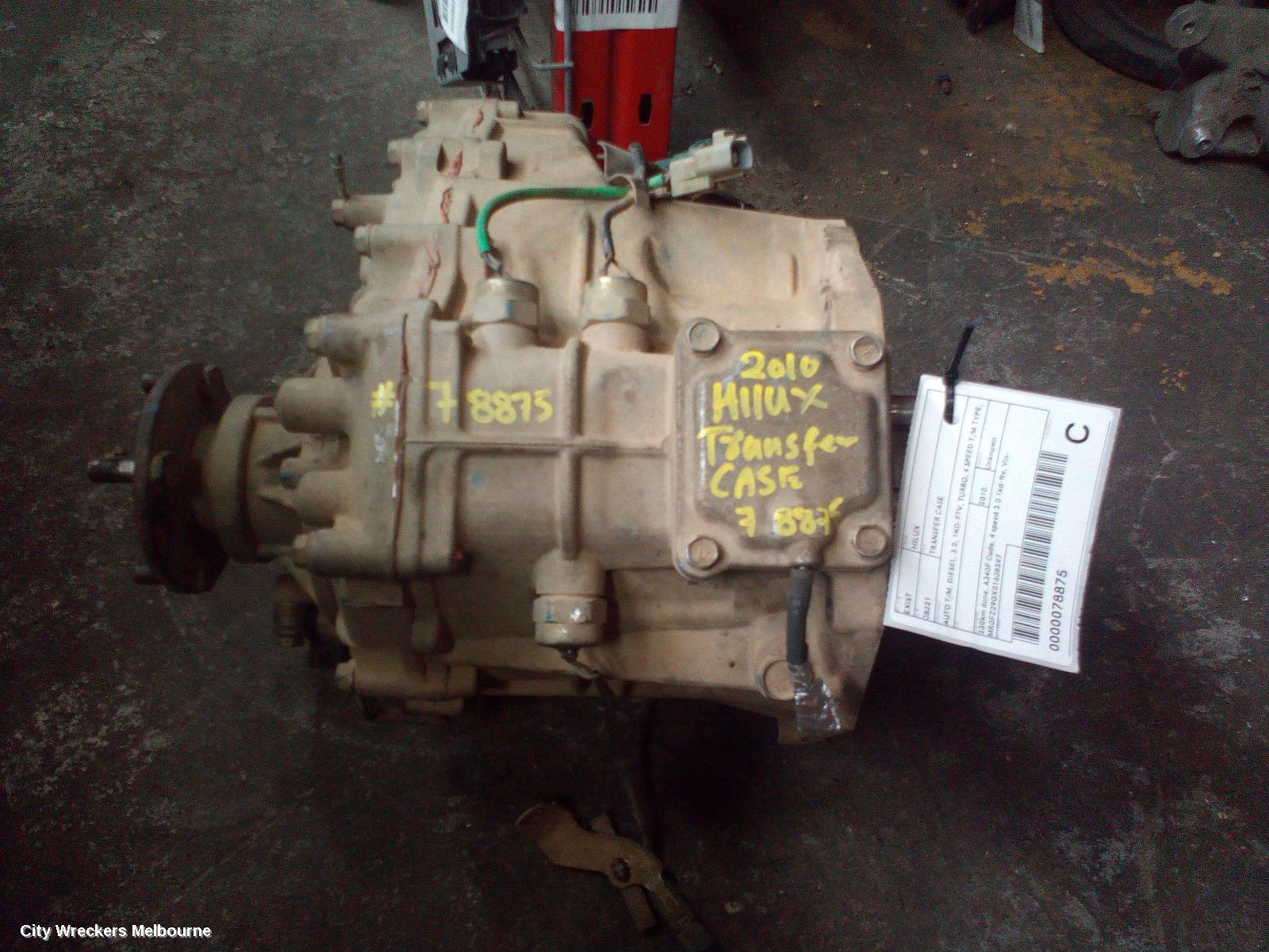 TOYOTA HILUX TRANSFER CASE, AUTO T/M, DIESEL, 3.0, 1KD-FTV, TURBO, 4 SPEED T/M TYPE, 03/2005 - 08/2015 - Image 1