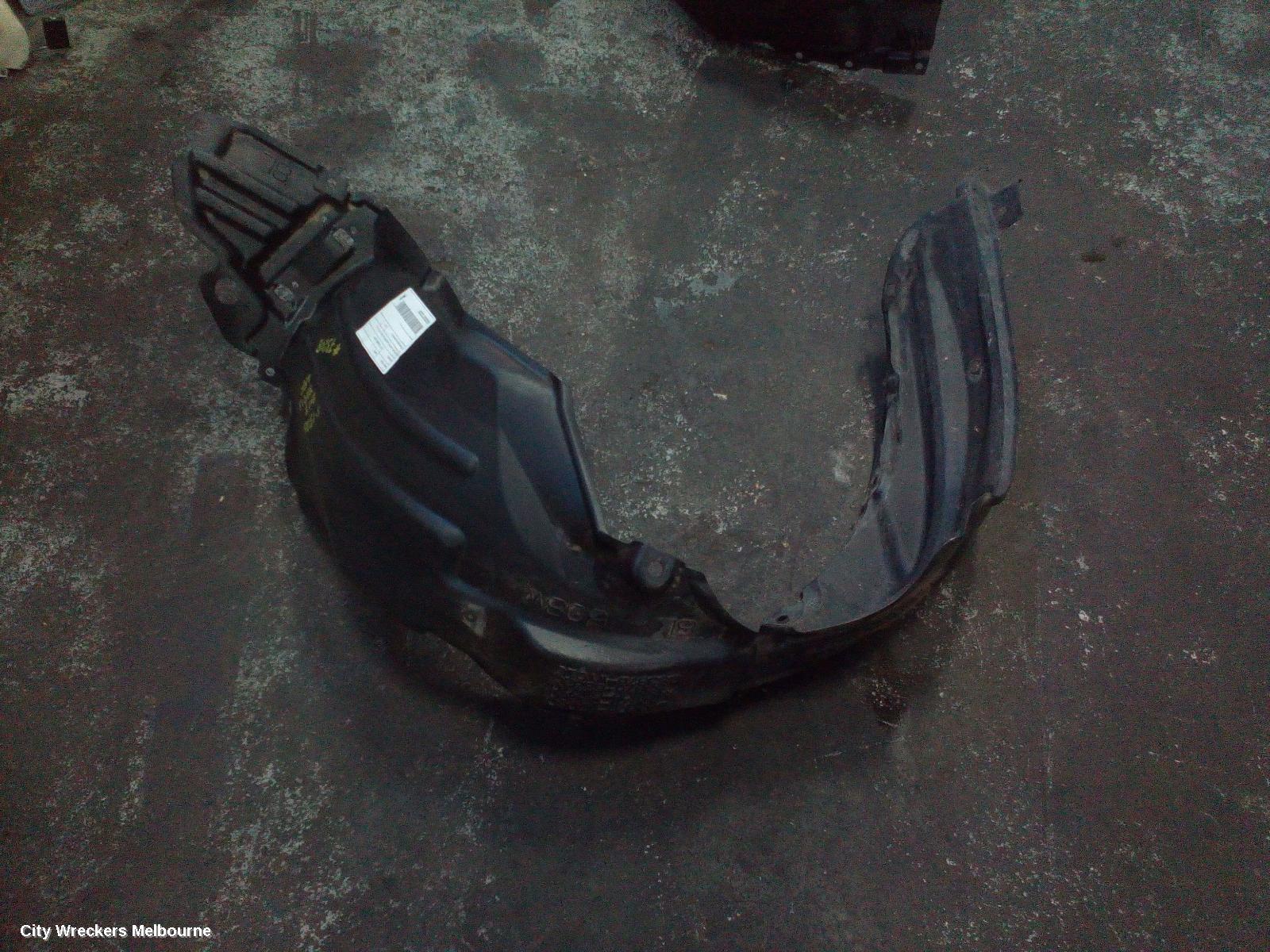 TOYOTA YARIS LEFT GUARD LINER, NCP13#, HATCH, ASCENT/SX/YRX, 07/2011 - 12/2016 - Image 1