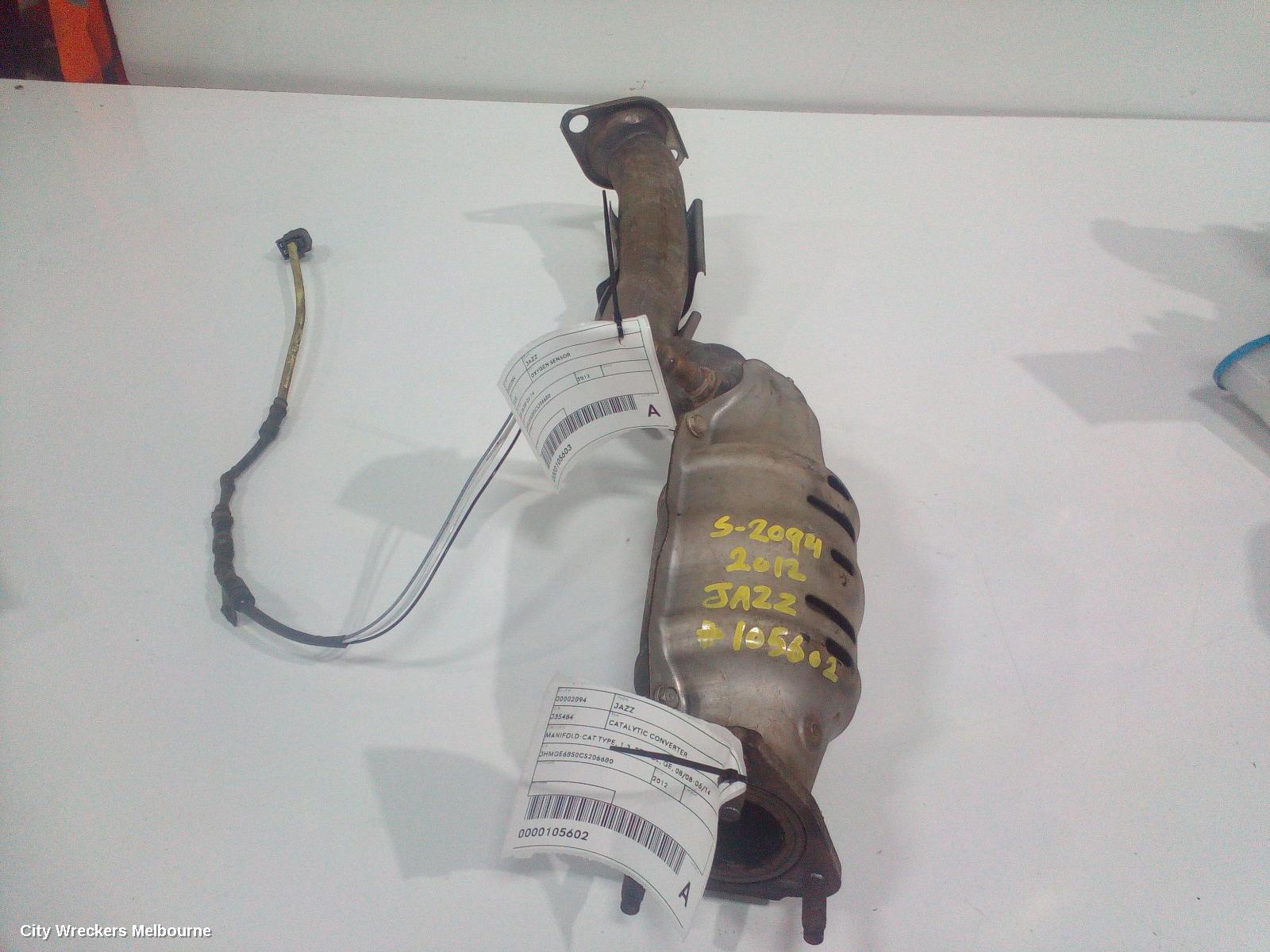 HONDA JAZZ CATALYTIC CONVERTER, MANIFOLD-CAT TYPE, 1.3, PETROL, GE, 08/2008 - 06/2014 - Image 2