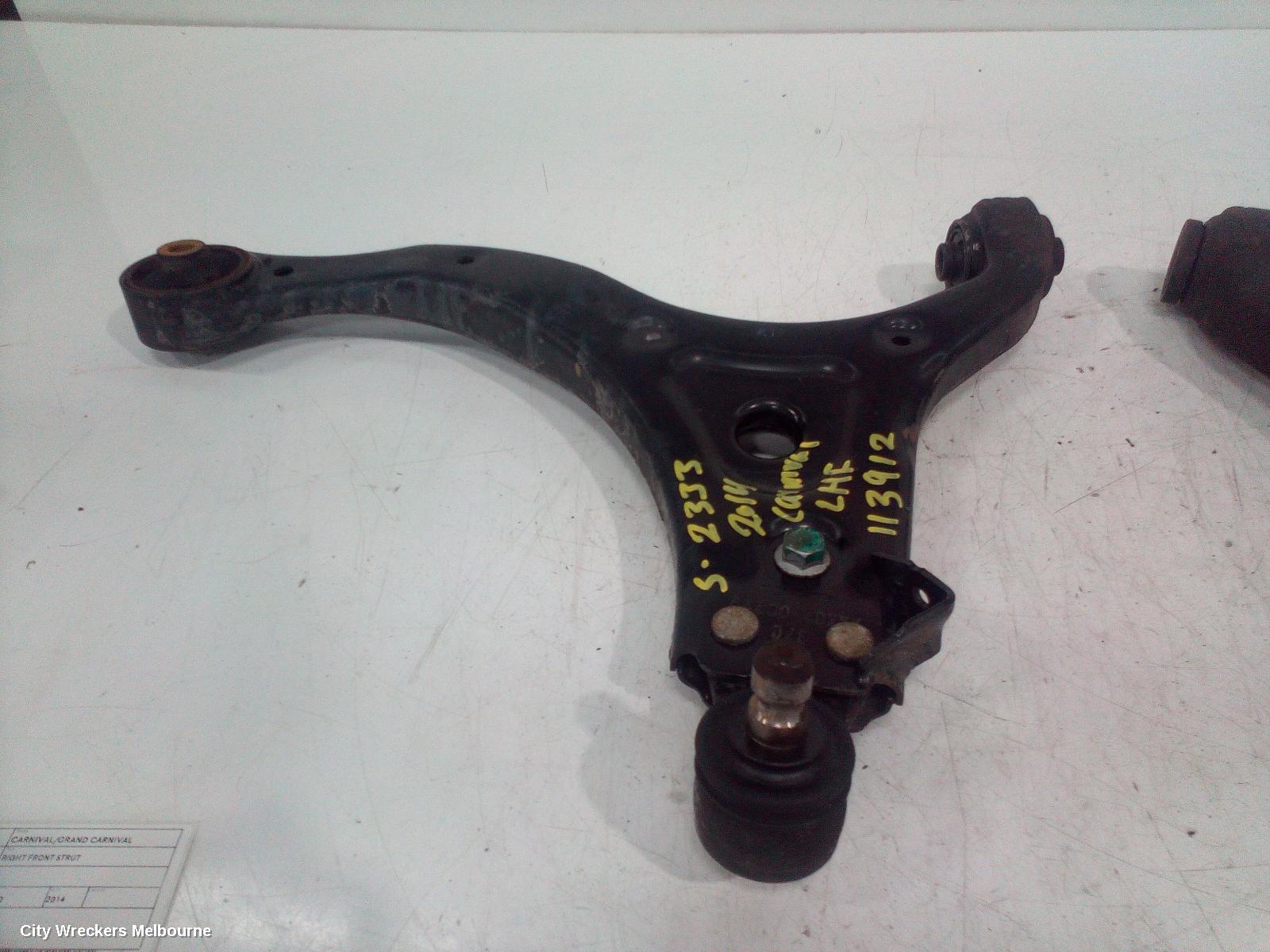 KIA CARNIVAL/GRAND CARNIVAL LEFT FRONT LOWER CONTROL ARM, VQ, 01/2006 ONWARDS - Image 1