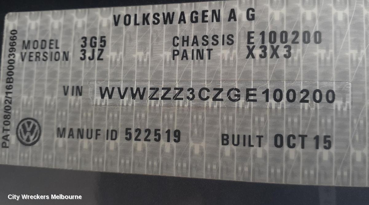 VOLKSWAGEN PASSAT RIGHT HEADLAMP, B8/MK7, HALOGEN TYPE, 06/2015 - 10/2019 - Image 3