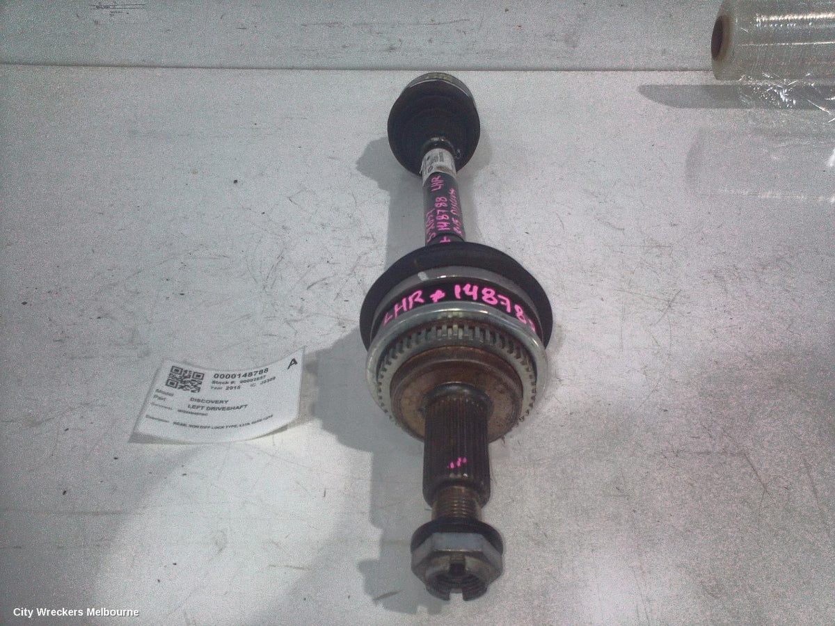 LAND ROVER DISCOVERY LEFT DRIVESHAFT, REAR, NON DIFF LOCK TYPE, L319, 02/2005 - 12/2016 - Image 1