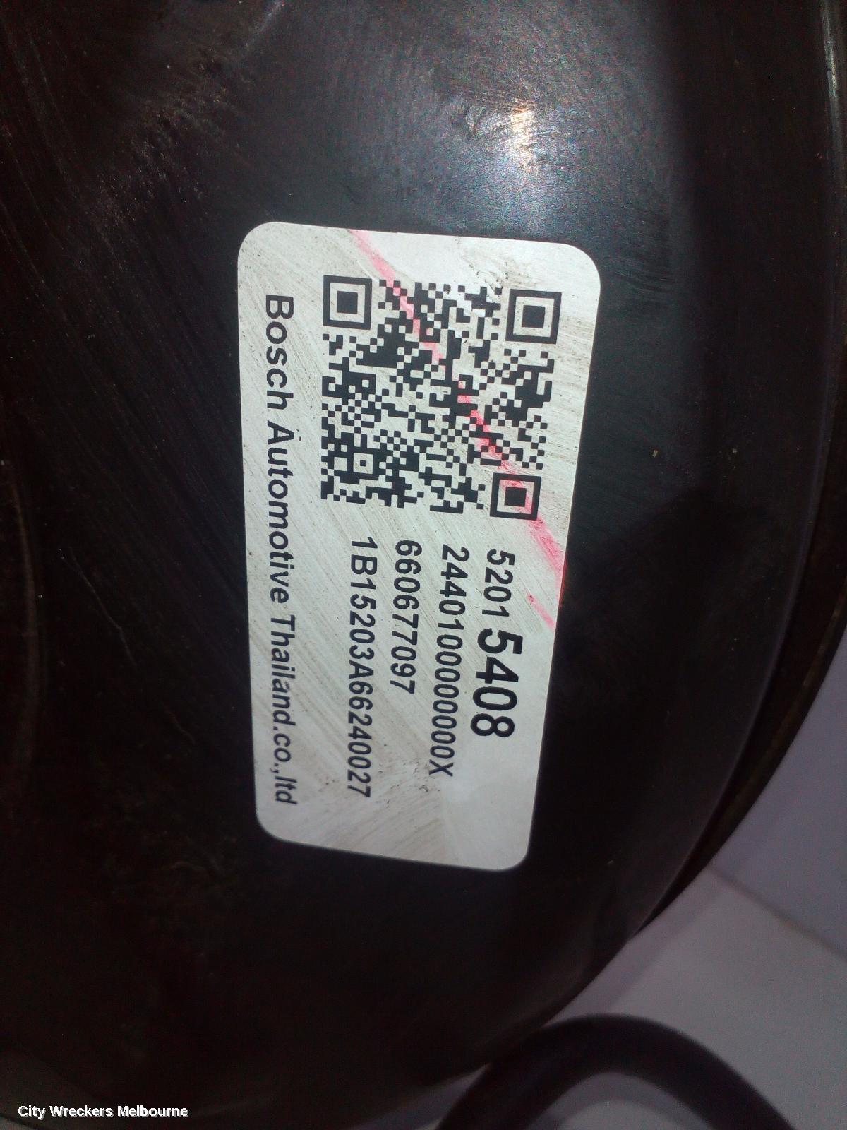 HOLDEN COLORADO BRAKE BOOSTER, RG/RG 7, AUTO T/M, 01/2012 - 12/2020 - Image 3