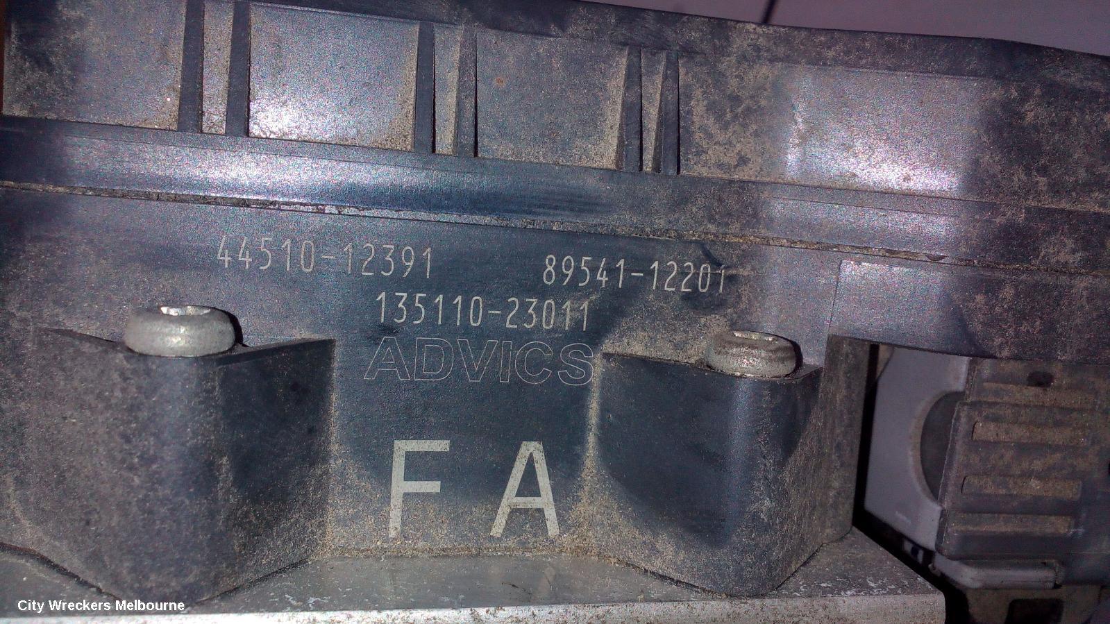 TOYOTA COROLLA ABS PUMP/MODULATOR, ZRE152, P/N 4405012210, 03/2007 - 09/2012 - Image 1