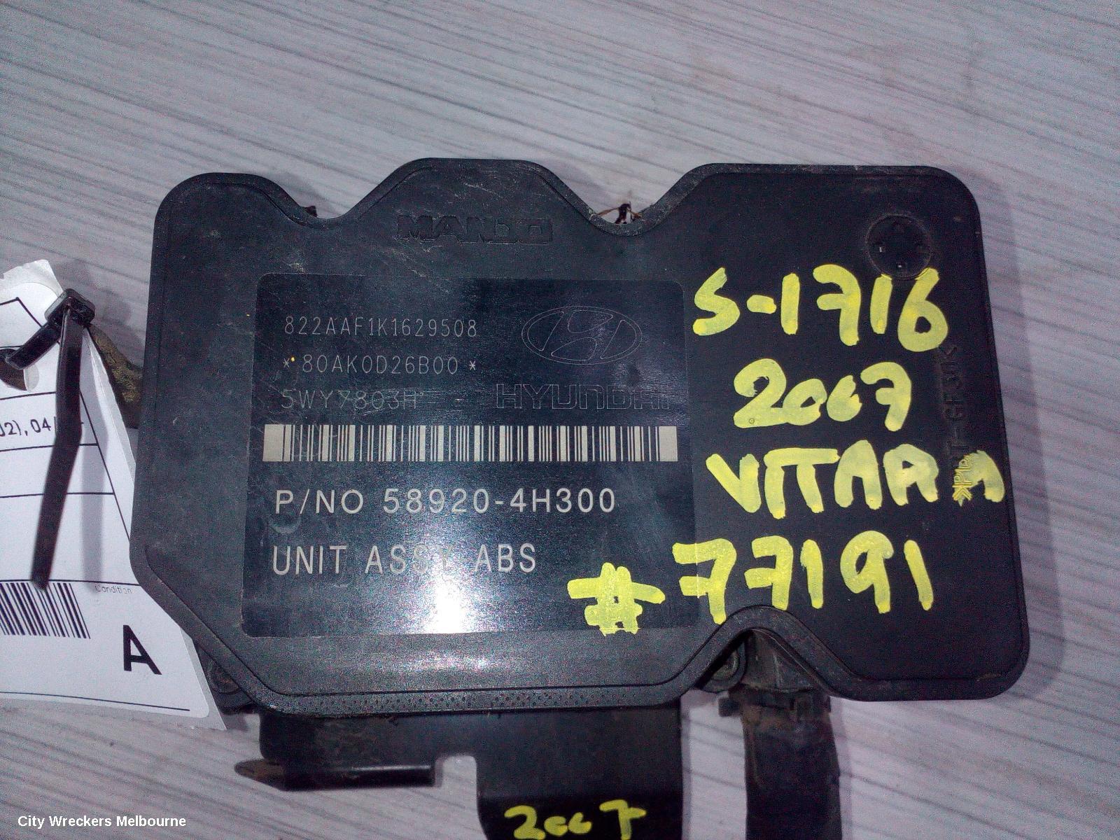 SUZUKI VITARA ABS PUMP/MODULATOR, GRAND VITARA, JB, NON ESP CONTROL TYPE (P/N 5611064JC1), 04/2005 - 09/2008 - Image 1