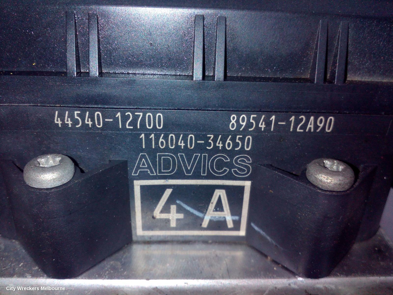 TOYOTA COROLLA ABS PUMP/MODULATOR, ZRE182R, HATCH, NON HYBRID, 03/2015 - 06/2018 - Image 1