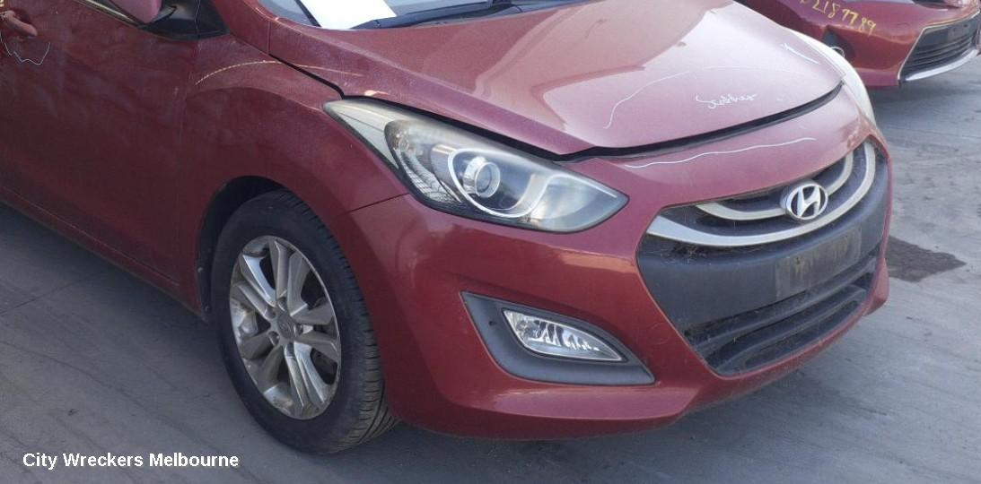 HYUNDAI I30 FRONT BUMPER, GD, 5DR HATCH, NON H/LAMP WASHER TYPE, 03/2012 - 04/2017 - Image 1