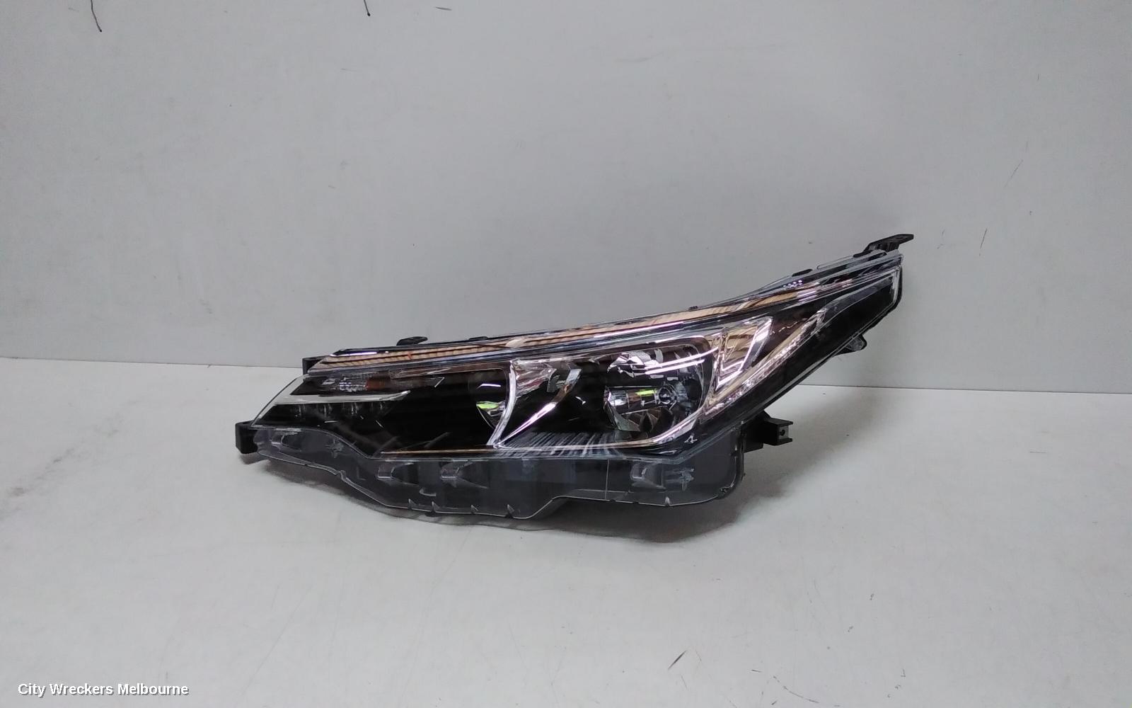 TOYOTA COROLLA LEFT HEADLAMP, ZRE172R, SEDAN, ASCENT/SX, HALOGEN TYPE, 11/2016 - 06/2019 - Image 1