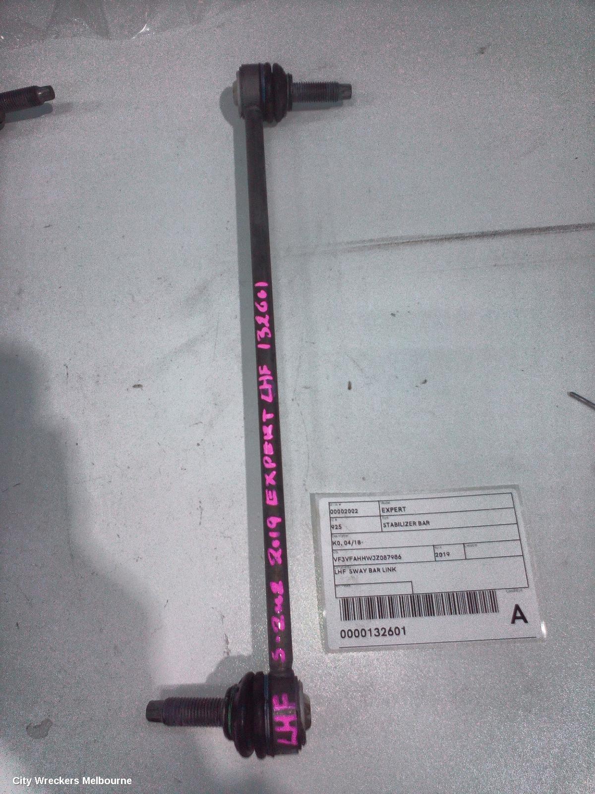 PEUGEOT EXPERT STABILISER BAR, K0, 04/2018 ONWARDS - Image 2