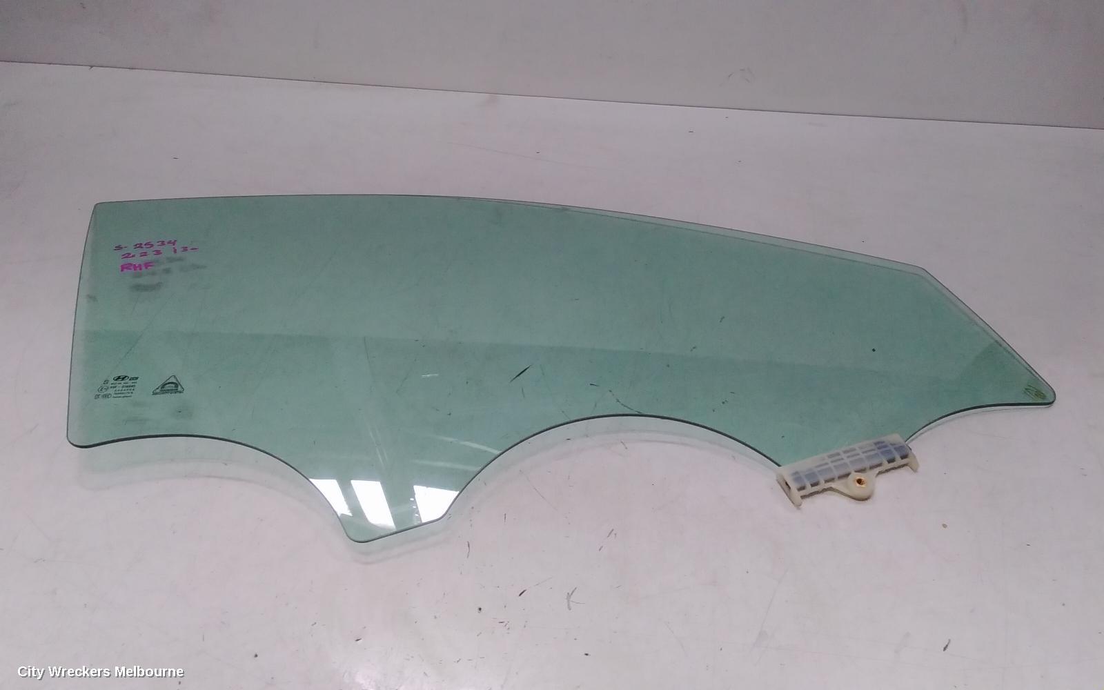 HYUNDAI I30 RIGHT FRONT DOOR WINDOW, PD, HATCH, N TYPE, 10/2018 ONWARDS - Image 1