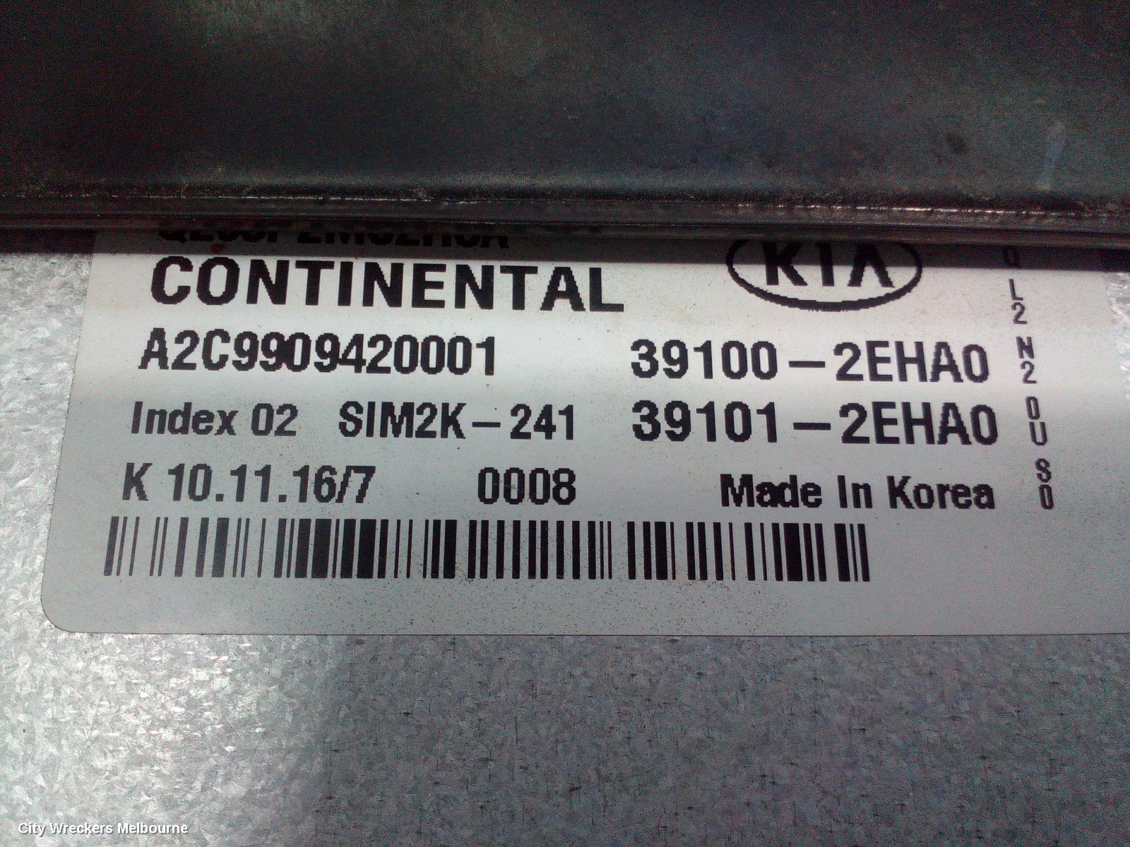 KIA SPORTAGE ECU, ENGINE ECU, 2.0, PETROL, ECU ONLY, QL, 10/2015 - 08/2021 - Image 2