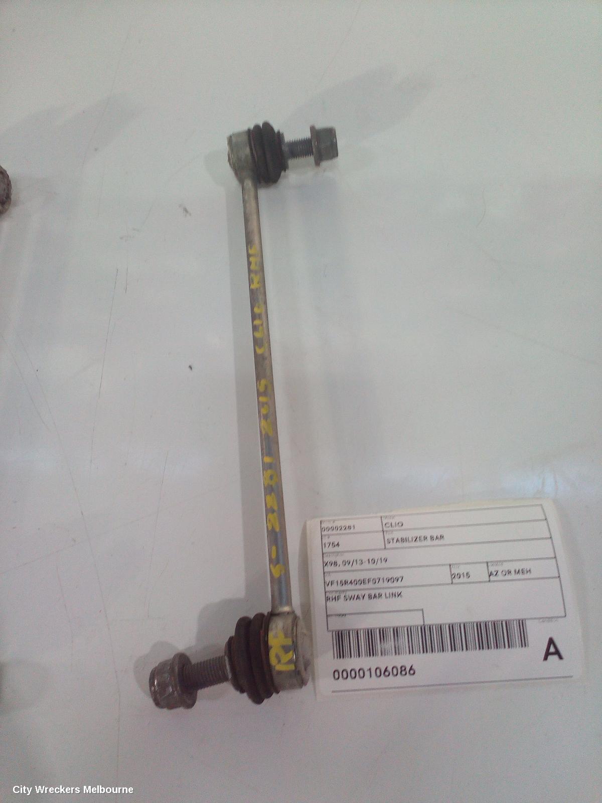 RENAULT CLIO STABILISER BAR, X98, 09/2013 - 10/2019 - Image 2