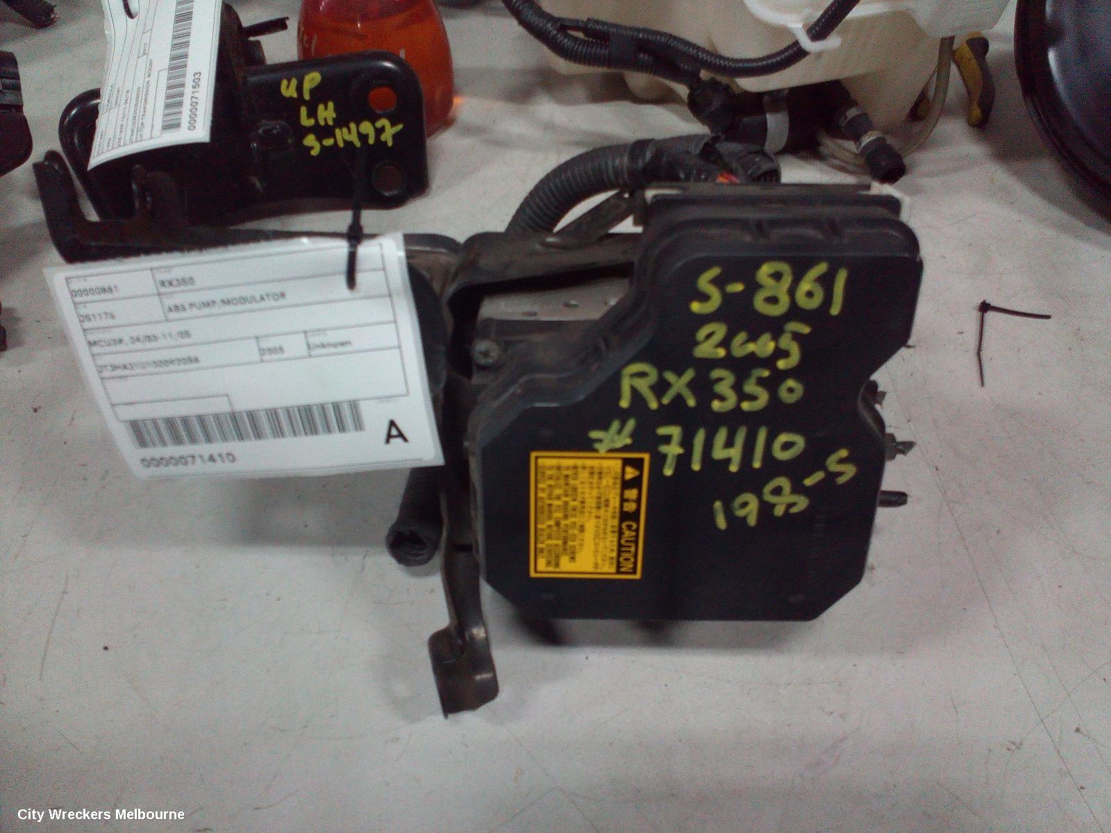LEXUS RX SERIES ABS PUMP/MODULATOR, MCU3#, 04/2003 - 11/2005 - Image 1