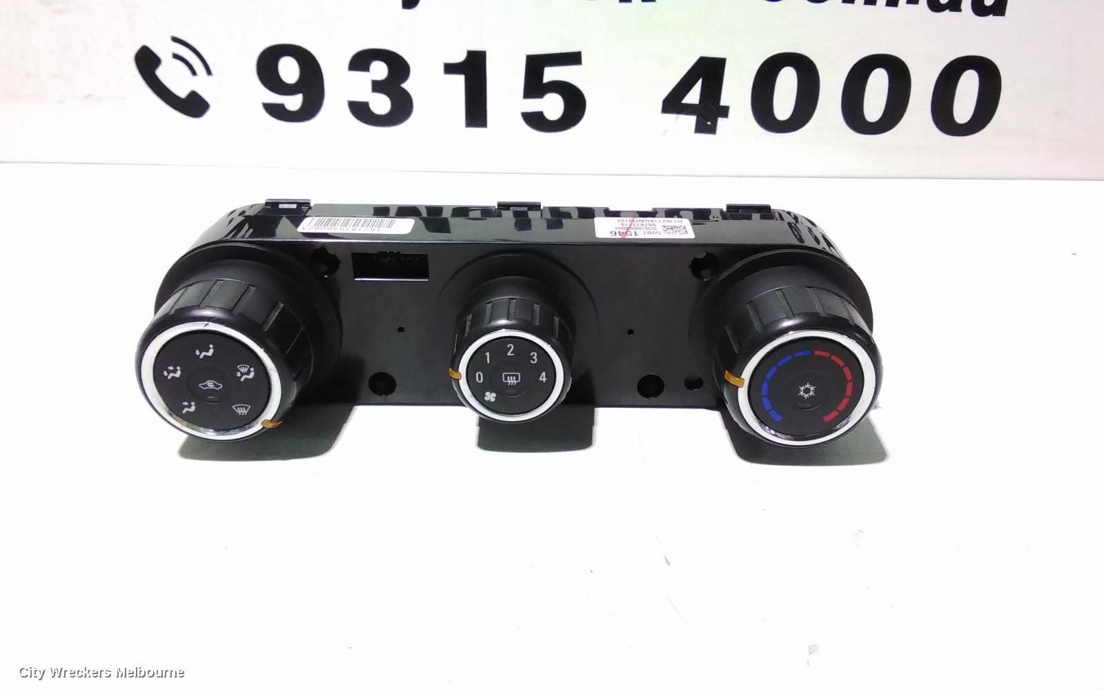 HOLDEN COLORADO HEATER/AC CONTROLS, NON CLIMATE CONTROL TYPE, RG, 07/2016 - 12/2020 - Image 2