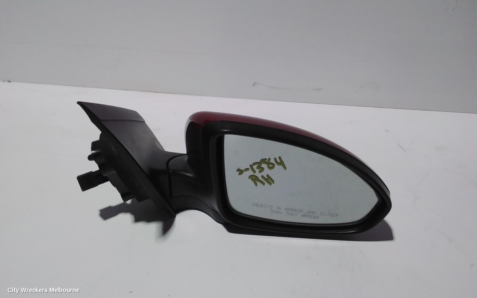 HOLDEN CRUZE RIGHT DOOR MIRROR, JG-JH, NON INDICATOR TYPE, 03/2009 - 01/2017 - Image 1