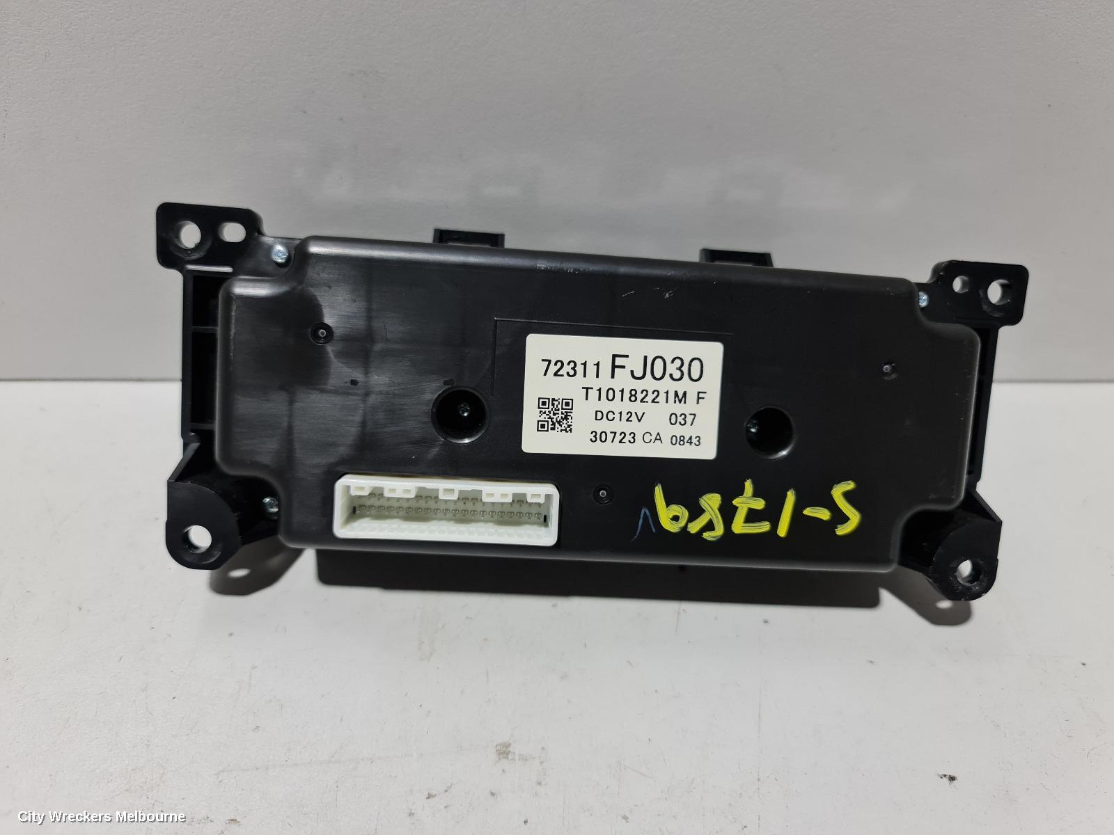 SUBARU XV HEATER/AC CONTROLS, CLIMATE CONTROL TYPE, G4X, 01/2012 ONWARDS - Image 3