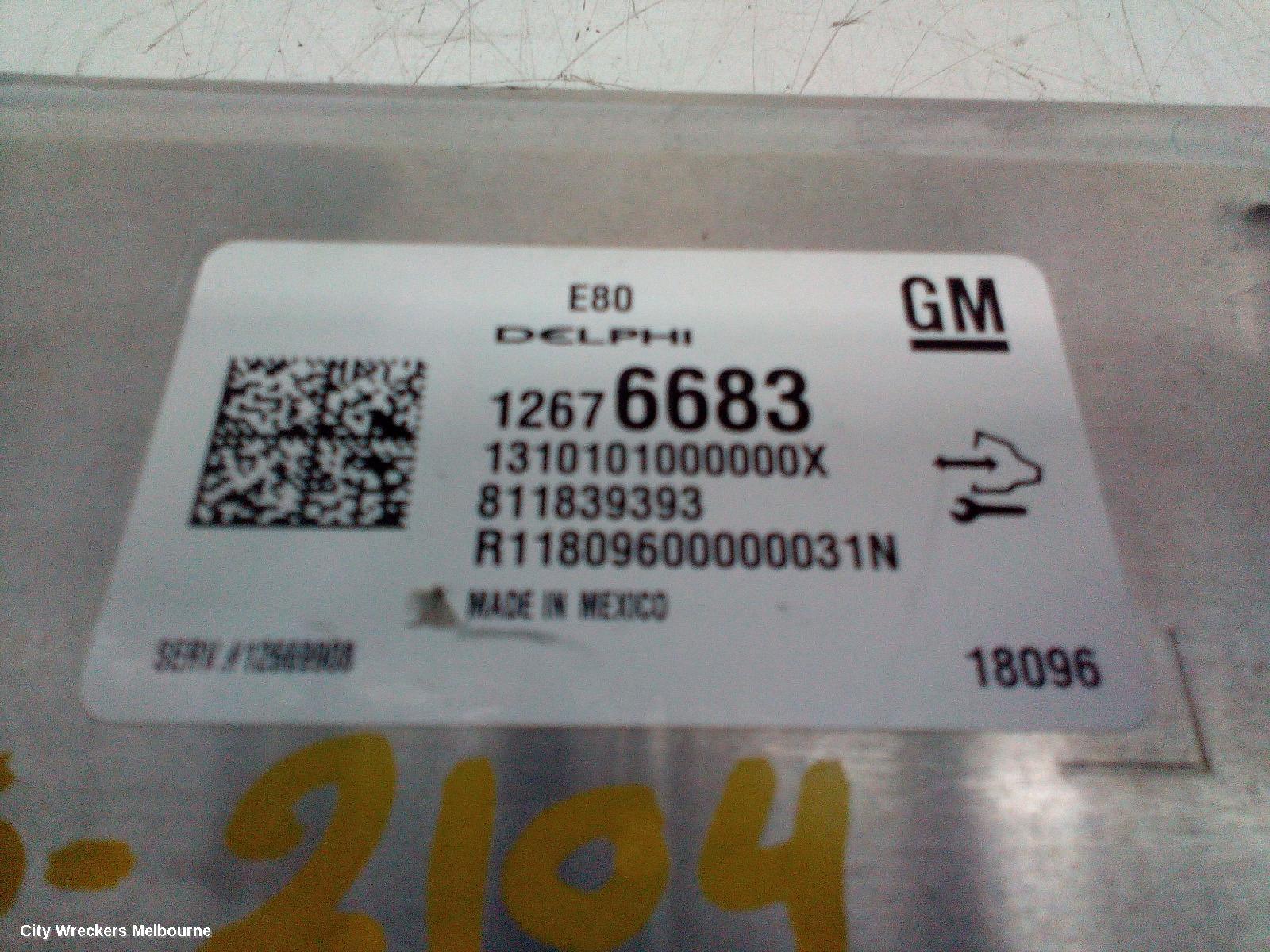 HOLDEN EQUINOX ECU, ENGINE ECU, 2.0, PETROL, ECU ONLY, EQ, 09/2017 - 12/2020 - Image 2