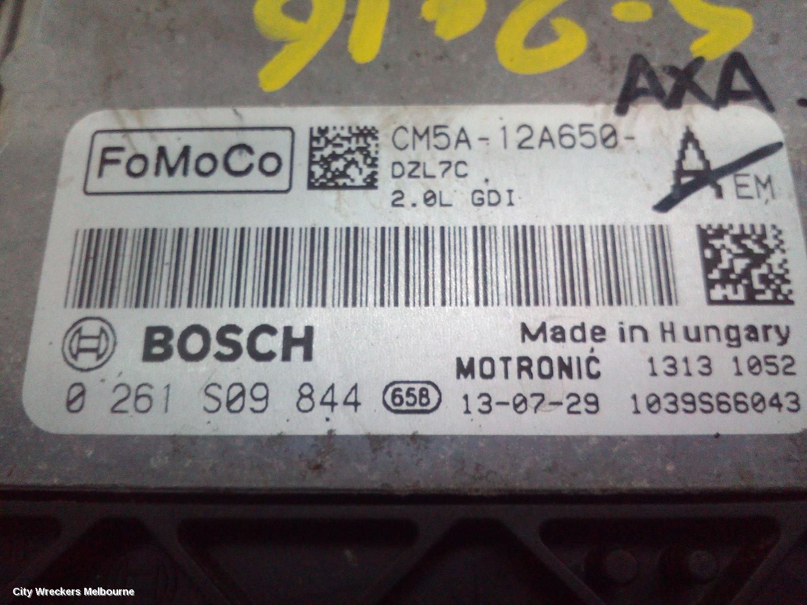FORD FOCUS ECU, ENGINE ECU, 2.0, PETROL, NON TURBO, ECU ONLY, LW, 05/2011 - 08/2015 - Image 1