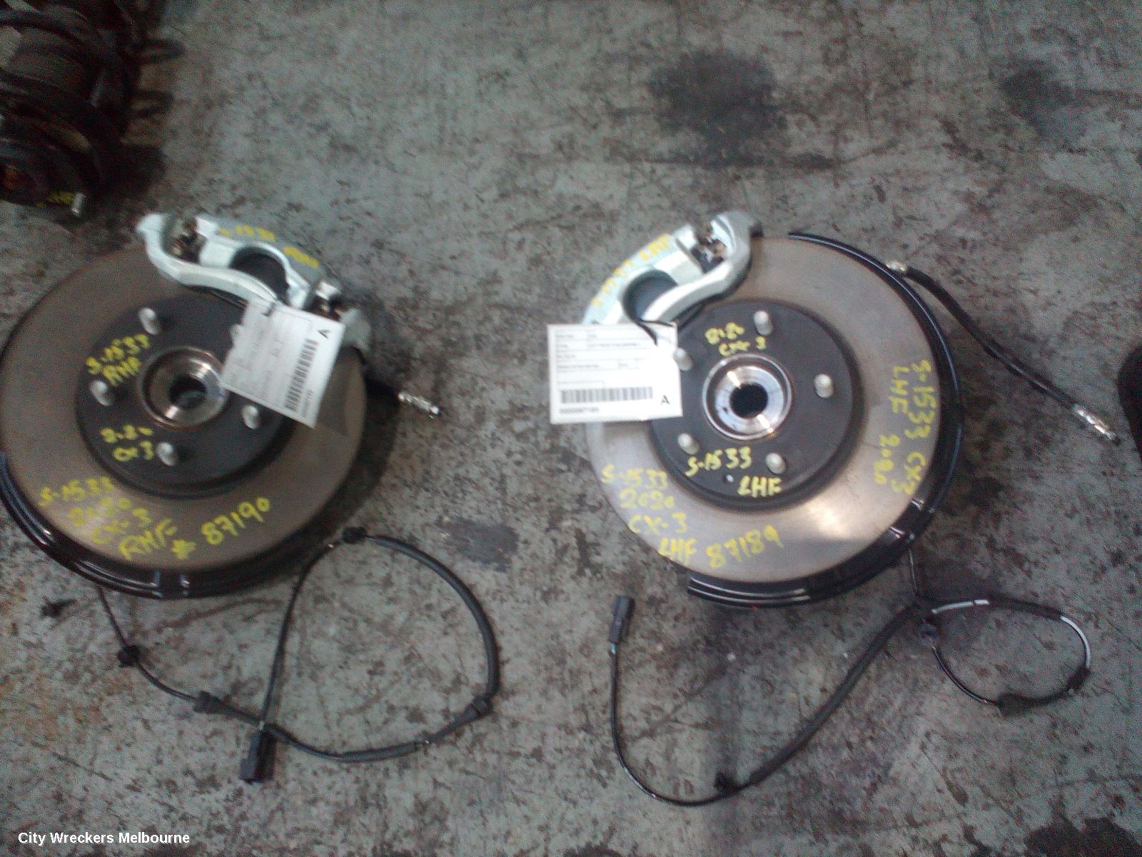 MAZDA CX3 RIGHT FRONT HUB ASSEMBLY, DK, 03/2015 ONWARDS - Image 3