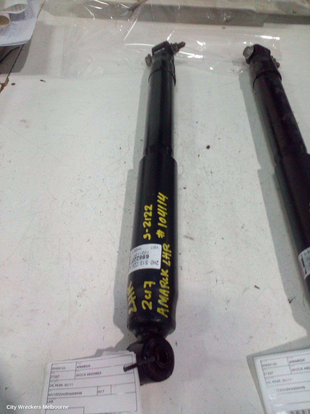 VOLKSWAGEN AMAROK SHOCK ABSORBER, 2H, REAR, 02/2011 ONWARDS - Image 1