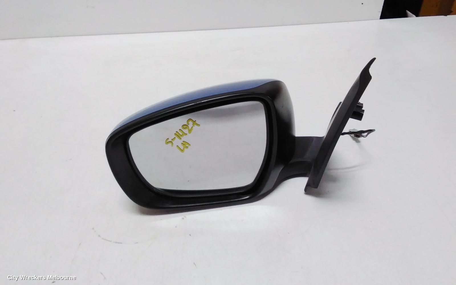 SUZUKI SWIFT LEFT DOOR MIRROR, AZ, COLOUR CODED, MANUAL FOLDING, NON INDICATOR TYPE, 04/2017 - 03/2021 - Image 1