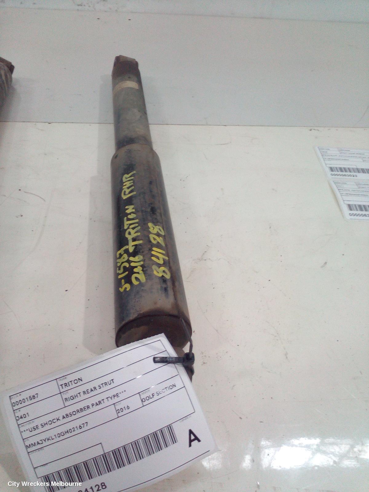 MITSUBISHI TRITON RIGHT REAR STRUT, ***USE SHOCK ABSORBER PART TYPE*** - Image 2