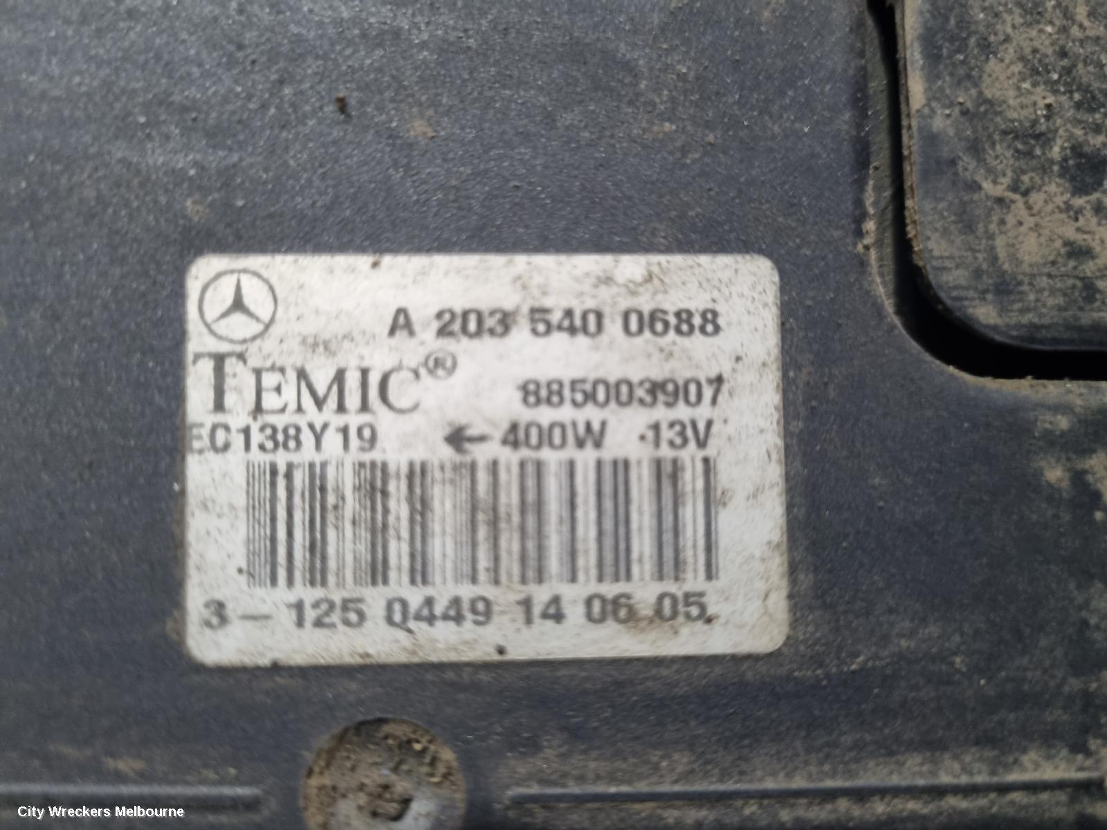 MERCEDES C CLASS FAN, W203/S203/CL203, 400W, 11/2000 - 06/2007 - Image 2