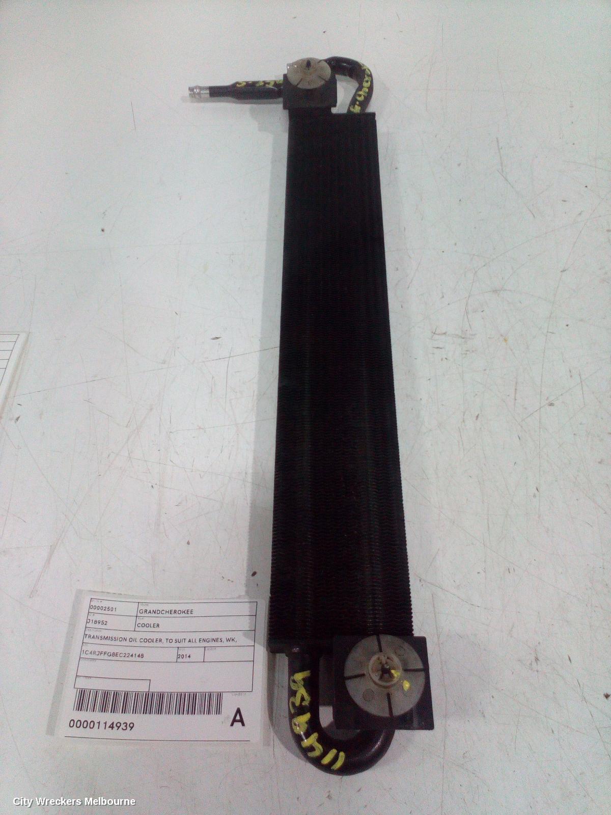 JEEP GRANDCHEROKEE COOLER, TRANSMISSION OIL COOLER, TO SUIT ALL ENGINES, WK, 10/2010 - 02/2022 - Image 2