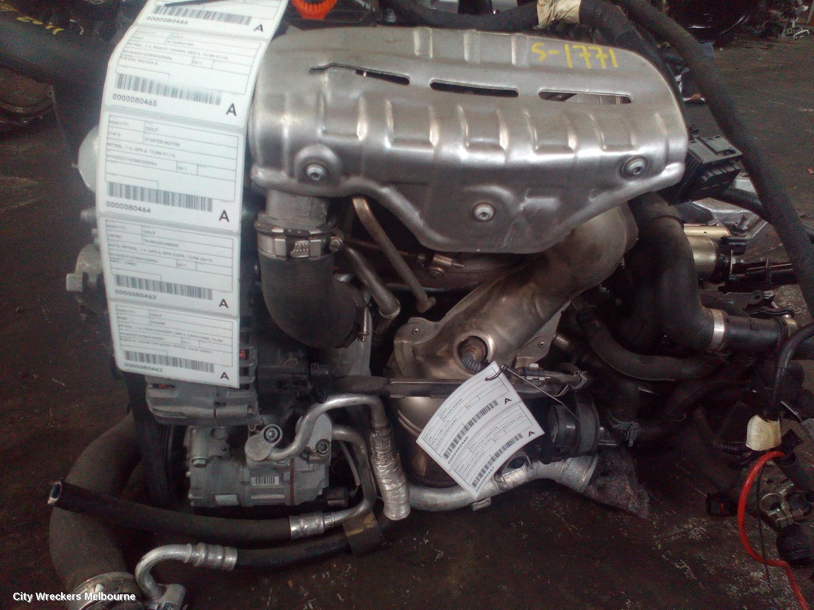 VOLKSWAGEN GOLF CATALYTIC CONVERTER, DOWNPIPE-CAT TYPE, 1.4, PETROL, CTHD/CAVD CODE, GEN 6, 12/2008 - 01/2016 - Image 1