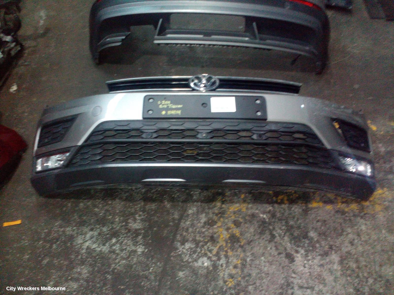 VOLKSWAGEN TIGUAN FRONT BUMPER, 5NA, TRENDLINE/COMFORTLINE/HIGHLINE/ADVENTURE/SPORTLINE, NON H/LAMP WASHER TYPE, 06/2016 - 05/2021 - Image 1