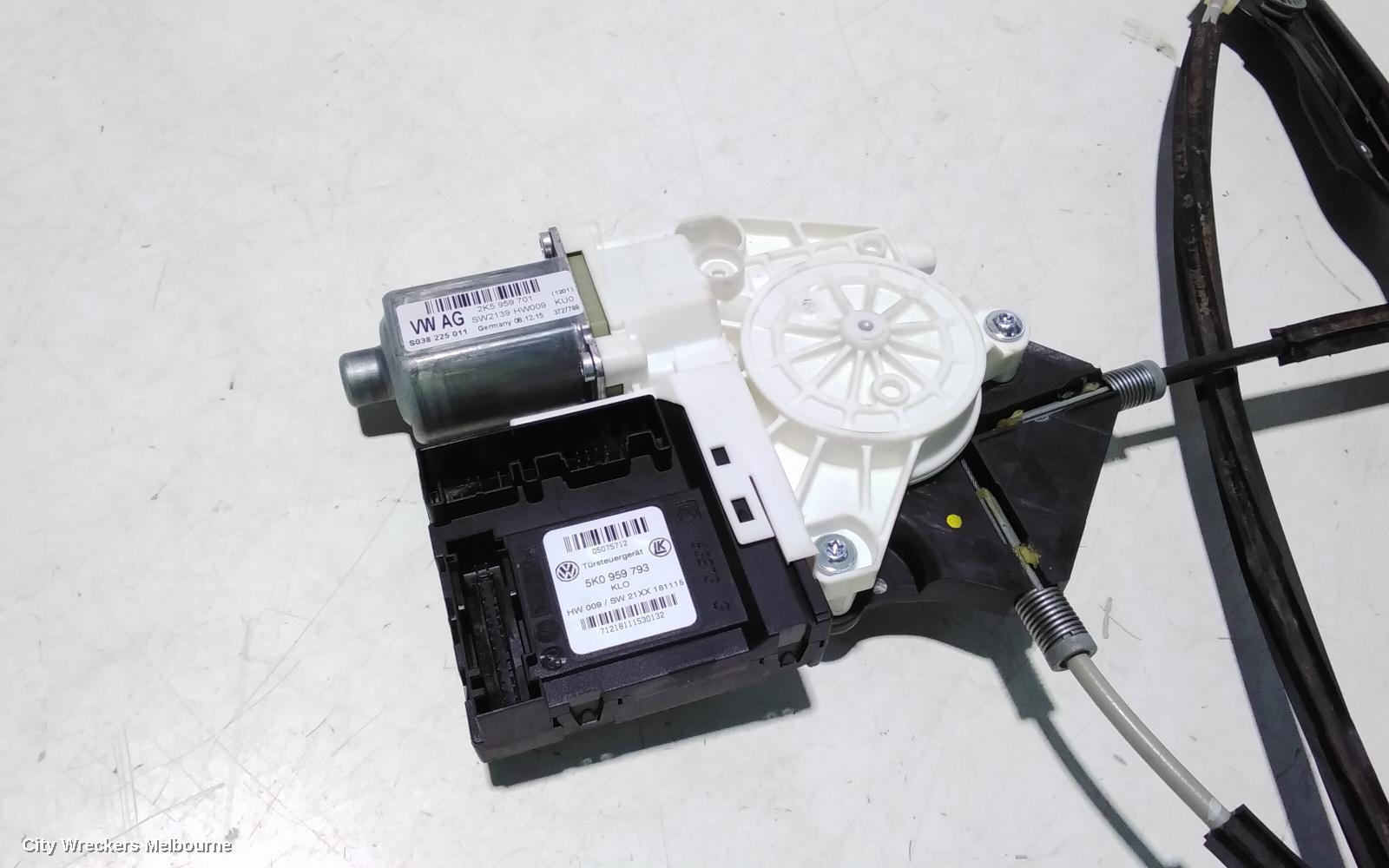 VOLKSWAGEN CADDY RIGHT FRONT WINDOW REG/MOTOR, 2KN, POWER, 12/2015 - 02/2021 - Image 3